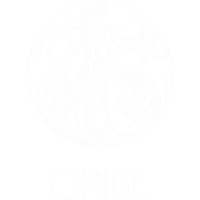 Oribe Logo White Transparent Sq Sm